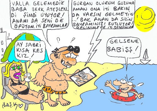 Cartoon: Ramadan Feast Celebration (medium) by yasar kemal turan tagged ramadan,feast,celebration