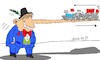 Cartoon: nose difference (small) by yasar kemal turan tagged nose,difference