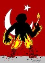 Cartoon: terör (small) by yasar kemal turan tagged terör