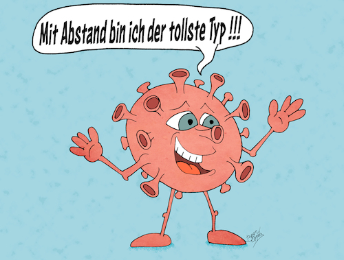 Cartoon: Der tollste Typ ... (medium) by beangrphx tagged corona,omikron,typ,tollste,der,abstand,abstandsregeln,abstandsregelung,pandemie,infektionskette,infektionsgefahr,infektion,anstecken,vorsicht,corona,omikron,typ,tollste,der,abstand,abstandsregeln,abstandsregelung,pandemie,infektionskette,infektionsgefahr,infektion,anstecken,vorsicht