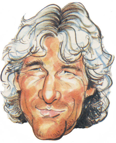 Cartoon: Richard Gere caricature (medium) by Colin A Daniel tagged richard,gere,caricature,colin,daniel