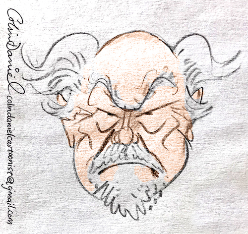 Cartoon: Timothy West caricature (medium) by Colin A Daniel tagged timothy,west,caricature