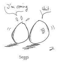 Cartoon: The Egg Series II (medium) by hurvinek tagged eggs