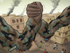 Cartoon: Fighting in Sudan (small) by Tjeerd Royaards tagged sudan khartoum war fighting violence clashes