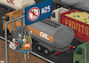 Cartoon: Just Stop Oil (small) by Tjeerd Royaards tagged oil,climate,justice,prison,activists,court,sentence