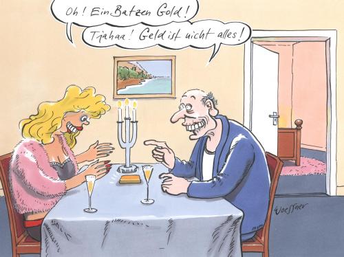 Cartoon: goldbatzen (medium) by woessner tagged gold,geld,sprichwort,beziehung,jung,alt,erotik,prostitution,bestechung,geschenk,gold,geld,sprichwort,beziehung,jung,alt,sex,erotik,prostitution,bestechung,geschenk