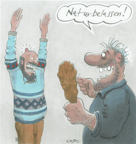 Cartoon: Naturbelassen (medium) by woessner tagged cartoons,karikaturen,woessner,entschuldigung,überredung,natürlich,ökologie,ökologisch,kreislaufwirtschaft,wiederverwertung,kreislauf,der,natur,öko,müsli,ökofritzen,beule,naturbelassen,überfall,räuber,umwelt,holzkeule,opfer,umweltschutz,ohne,konservierungsstoffe,umweltfreundlich,recylebar,recycling,verbrechen,strassenräuber,verbrecher,krimineller,kriminalität,cartoons,karikaturen,woessner,entschuldigung,überredung,natürlich,ökologie,ökologisch,kreislaufwirtschaft,wiederverwertung,kreislauf,der,natur,öko,müsli,ökofritzen,beule,naturbelassen,überfall,räuber,umwelt,holzkeule,opfer,umweltschutz,ohne,konservierungsstoffe,umweltfreundlich,recylebar,recycling,verbrechen,strassenräuber,verbrecher,krimineller,kriminalität