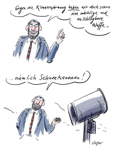 Cartoon: Schneekanone (medium) by woessner tagged schneekanonen,klimaerwärmung,waffe,klimaschutz,erderwärmung,umwelt,umweltschutz,ski,wintersport,skifahren,alpen,gebirge,piste,künstlicher,schnee,tourismus,tourismusindustrie,woessner,karikaturen,cartoon,klimawandel,temperaturanstieg,gletscherschmelze,klimaveränderung,schifahrer,schigebiet,schisport,snowboard,abfahrtsrennen,schneemangel,schneekanonen,klimaerwärmung,waffe,klimaschutz,erderwärmung,umwelt,umweltschutz,ski,wintersport,skifahren,alpen,gebirge,piste,künstlicher,schnee,tourismus,tourismusindustrie,woessner,karikaturen,cartoon,klimawandel,temperaturanstieg,gletscherschmelze,klimaveränderung,schifahrer,schigebiet,schisport,snowboard,abfahrtsrennen,schneemangel