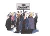 Cartoon: standortbestimmung (small) by woessner tagged ihr,standort,gruppenzwang,meinungsfindung,schwarmintelligenz,mehrheit,minderheit,diskussion,hartnäckigkeit,authentizität,beharrungsvermögen,abweichung,dissident,meinungskampf