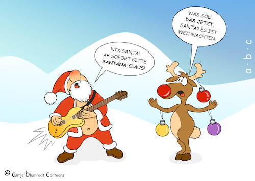 Cartoon: Fröhliche Weihnachten! (medium) by a-b-c tagged weihnachten,santa,claus,weihnachtsmann,winter,heiligabend,weihnachten,santa,claus,weihnachtsmann,winter,heiligabend