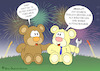 Cartoon: Bäreit für gute Vorsätze. (small) by a-b-c tagged bär,bären,berater,manager,beratung,mechaniker,auto,schrauben,werkstatt,silvester,neujahr,jahreswechsel,2025,vorsatz,vorhaben