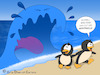 Cartoon: Pinguinfluenza (small) by a-b-c tagged influenza,grippe,schnupfen,erkältung,krankheit,arzt,doktor,husten,grippewelle,meer,welle,ozean,pinguin,vogel,kolonie,see