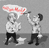 Cartoon: Halt den Mund (small) by Back tagged gesellschaft,einung,menschen,beziehung