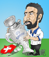 Cartoon: Punktion (small) by Back tagged fussball,uefa2024,southgate,england,schweiz