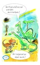 Cartoon: Ende der Veranstaltung (small) by TomPauLeser tagged vegetarier,vegetarisch,steinzeit,prähistorisch,vulkan,dino,dinosaurier,pflanzenfresser,planzenesser,planzen,fleisch,fleischeser,fleischfresser,trex,brontosaurus