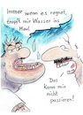 Cartoon: Nur bei Regen (small) by TomPauLeser tagged regen,tropfen,mund,maul,nass,passieren,kiefer,unterkiefer,oberkiefer,zähne,gesicht