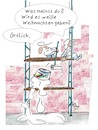 Cartoon: Prognose (small) by TomPauLeser tagged prognose,schnee,weisse,weihnacht,farbe,farbeiner,gerüst,anstreicher,maler