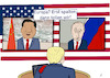 Cartoon: Imperatoren 3.0 (small) by Gabi Horvath tagged trump,putin,xi,jinping,usa,russland,china,europa,gespräche,abrüstung