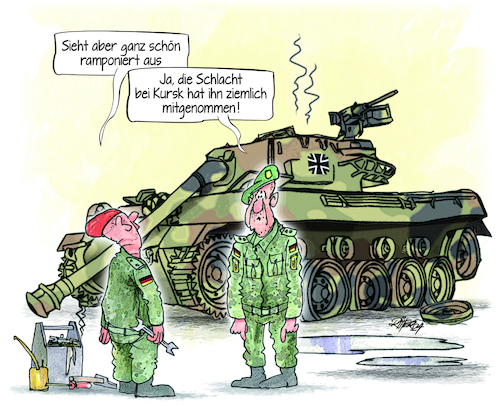 Cartoon: Deutsche Panzer (medium) by Ritter-Cartoons tagged ukraine,krieg,ukraine,krieg