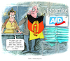Cartoon: Fanartikel (small) by Ritter-Cartoons tagged 35,jahre,mauerfall