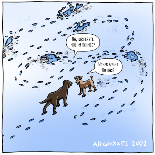 Cartoon: Hunde im Schnee (medium) by Arghxsel tagged frost,eis,schnee,zunge,schlitten,winter,kalt,kälte,thermometer,schneeflocke,spuren,frost,eis,schnee,zunge,schlitten,winter,kalt,kälte,thermometer,schneeflocke,spuren