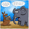 Cartoon: Babyfreuden (small) by Arghxsel tagged elefant,känguru,baby,elefantenbaby,mischehe,patchwork,family,schwer