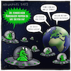 Cartoon: Die Grünen sind Schuld (small) by Arghxsel tagged außerirdische,et,alien,ufo,marsmännchen,all,weltall,universum,urknall,planeten,lichtgeschwindigkeit,raumschiff,grün