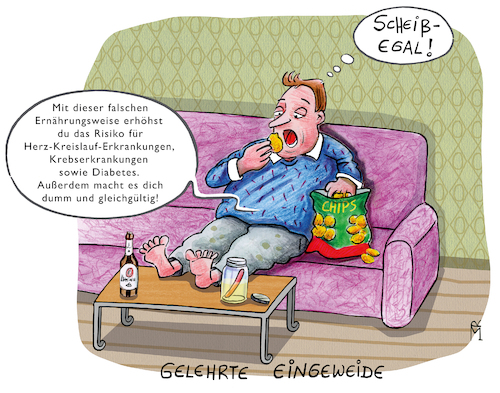 Cartoon: Gelehrsamkeit (medium) by Rebecca-Meyer tagged fast,food,chips,ungesundes,bauchgefühl,verdauung,gliazellen,reizmagen,reizdarm,bauchentscheidung,bauch,denkt,hirn,im,enterisches,nervensystem,essen,gelehrte,eingeweide,scheißegal,bestimmt,kopf,lisz,fast,food,chips,ungesundes,bauchgefühl,verdauung,gliazellen,reizmagen,reizdarm,bauchentscheidung,bauch,denkt,hirn,enterisches,nervensystem,essen,gelehrte,eingeweide,scheißegal,bestimmt,kopf,lisz