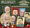 Cartoon: Feindbilder (small) by Karl Berger tagged feinde,feindbilder,medien,politiker,weihnacht