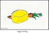 Cartoon: Veggie-Hotdog... (small) by Stiftewürger tagged hotdog,möhre,karotte,vegetarier,veganer,veggie