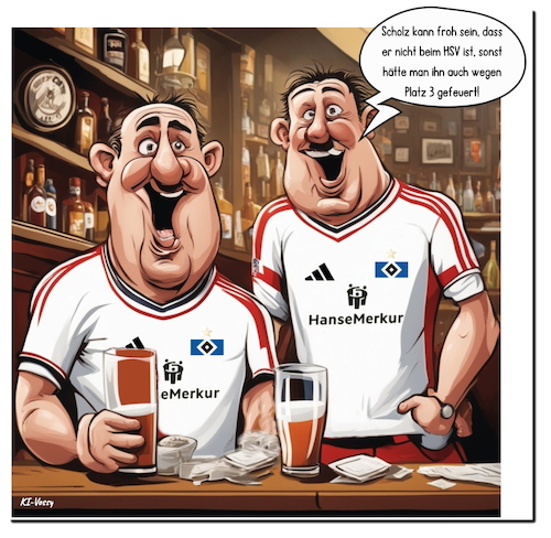 Cartoon: Trainerfrage (medium) by A Human tagged spd,hsv,fußball,sport,politik,scholz,wahlen,trainer,fußballtrainer,zweiteliga,elbe,spd,hsv,fußball,sport,politik,scholz,wahlen,trainer,fußballtrainer,zweiteliga,elbe