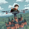 Darryl Droner (small) Cartoon: Darryl Droner (small) by A Human tagged harry,potter,hogwarts,besen,broom,drohne,drone,drohnen,drones,zauberer,wizzard,wizzards,broomstick,broomsticks,rowling,kinderbuch,kinderbücher,roman,romane,fantasie,fantasy,bücher,buch,book,books,gryffindor,squiddisth,horkrux,voldemort,magicians,magician