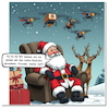 Cartoon: Santa Jeff (small) by A Human tagged amazon,bezos,drohnen,weihnachten,weihnachtsmann,onlinehandel,pakete,kep,päckchen,weihnachtspakete,dezember,iwd,köln,einzelhandel,weihnachtsgeschäft,paketdienste,deutschland,wachstum