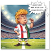 Cartoon: World Cup Donni (small) by A Human tagged trump usa infantino fifa fußball england kanada mexiko deutschland chatgpt perplexity ki ai wembley endspiel