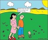 Cartoon: Ähnlichkeit... (small) by Speckmann tagged ähnlichkeit,asch,po,blume,hintern,mann,frau,ehe,spaziergang,wnaderung,liebe,zärtlichkeit