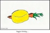 Cartoon: Veggie-Hotdog... (small) by Speckmann tagged hotdog,möhre,karotte,vegetarier,veganer,veggie