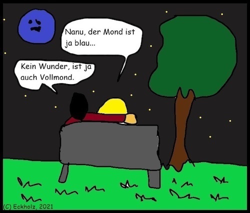 Cartoon: Vollmond... (medium) by Kruscha tagged vollmond,frau,nachtspaziergang,universum,nacht,sterne,mond,mann,liebe,idylle,romatik,beziehung