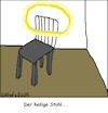 Cartoon: Der heilige Stuhl... (small) by SMK tagged stuhl,heiligenschein,heiliger