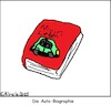 Cartoon: Die Auto-Biographie (small) by Hoschie tagged autobiographie,auto,biographie,leben,buch,literatur