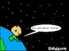 Cartoon: Ich seh lauter Sterne... (small) by Hobbyzeichner tagged erde,sterne