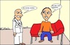 Cartoon: Sie werden sterben... (small) by Hobbyzeichner tagged patient,arzt,sterben,tod,krankheit,leiden,krebs,gesundheit