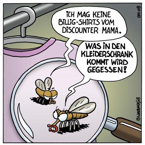 Cartoon: Motten Appetit (medium) by Rovey tagged motten,motte,familie,essen,appetit,kleidung,klamotten,lupe,kleiderschrank,hunger,fressen,motte,familie,essen,appetit,kleidung,jugend,teenager,pupertät,discounter,klamotten,lupe,mutter,kind,nahrung,kleiderschrank,hunger,fressen,löcher,shirt,billig,vergrößerung