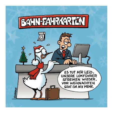 Weihnachtsstreik By Rovey Politics Cartoon Toonpool