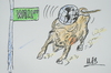 Cartoon: wallstreet (small) by MSB tagged wallstreet