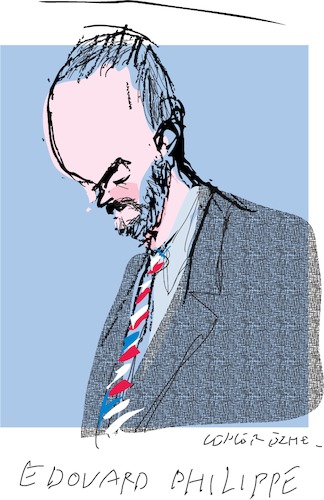 Edouard Philippe By Gungor Politics Cartoon Toonpool 