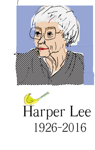 Harper Lee By gungor | Media & Culture Cartoon | TOONPOOL