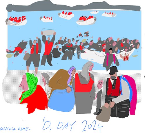 Cartoon: Reverse D day 2024 (medium) by gungor tagged reverse,day,reverse,day