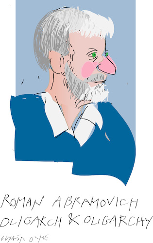 Cartoon: Roman Abramovich (medium) by gungor tagged roman,abramovich,roman,abramovich