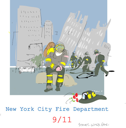 Cartoon: September 11 (medium) by gungor tagged usa