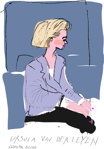 Cartoon: Ursula von der Leyen (medium) by gungor tagged eu,eu